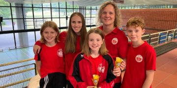 MSV-Schwimmer beim Wiking-Pokal