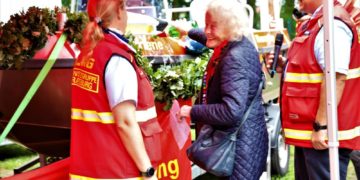 Taufe des neuen Einsatzrettungsbootes beim Sommerempfang der DLRG