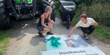 Wenn´s auf den Wirtschaftswegen eng wird: Rücksicht macht Wege breit