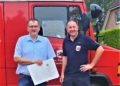 Ehrung für 25 Jahre Feuerwehrmann