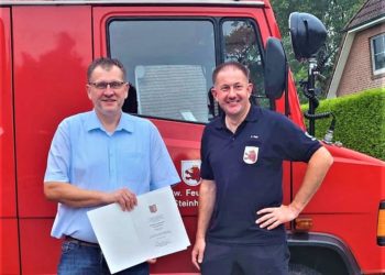 Ehrung für 25 Jahre Feuerwehrmann