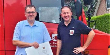 Ehrung für 25 Jahre Feuerwehrmann
