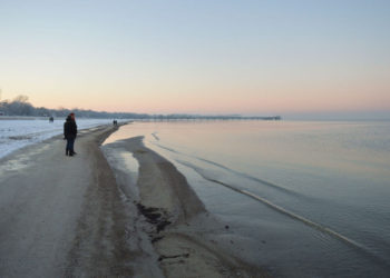 Winter am Ostseestrand