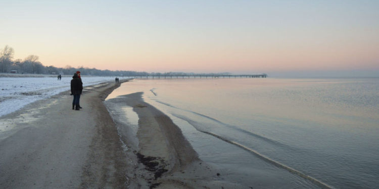 Winter am Ostseestrand