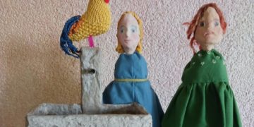 Kultur auf Dorf-Tour mit dem Figurentheater „Frau Holle“