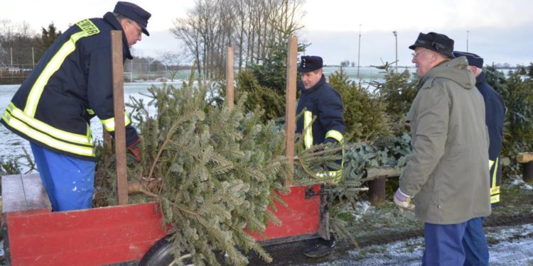 Winterlagerfeuer bei der Feuerwehr Steinhorst
