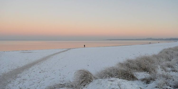 Bernstein am Ostseestrand