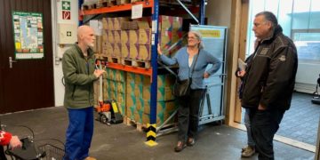 Bürgermeister Eckhard Graf besucht Ratzeburger Werkstatt des Lebenshilfewerkes