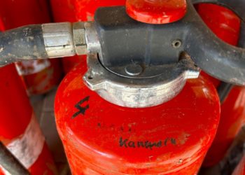 Illegale Entsorgung von Feuerlöschern