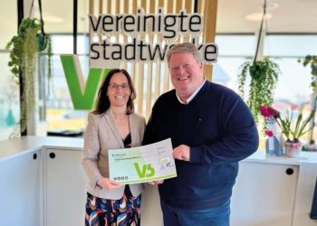 Vereinigte Stadtwerke Gesellschaft unterstützt den Förderverein Hospiz Mölln