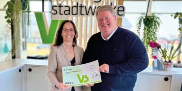 Vereinigte Stadtwerke Gesellschaft unterstützt den Förderverein Hospiz Mölln