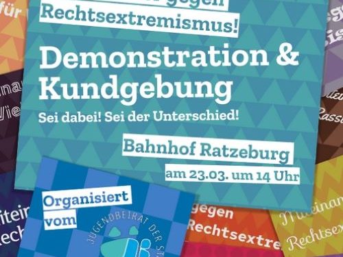 Demonstration und Kundgebung in Ratzeburg