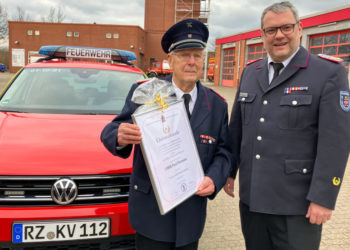 Auszeichnung durch den Kreisfeuerwehrverband