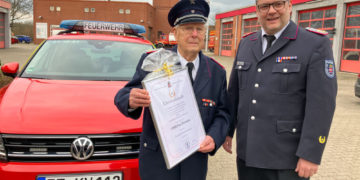 Auszeichnung durch den Kreisfeuerwehrverband