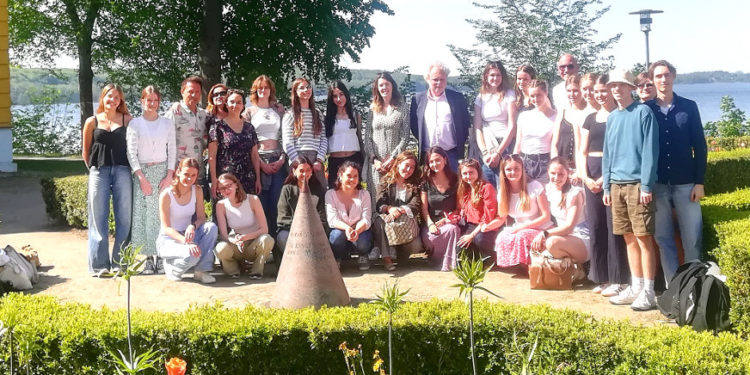 Spanische Austauschschülerinnen besuchen das Ratzeburger Rathaus