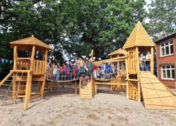 Nachhaltig und langlebig: Till-Eulenspiegel-Schule erhält einen neugestalteten Schulhof