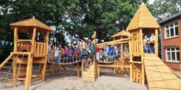 Nachhaltig und langlebig: Till-Eulenspiegel-Schule erhält einen neugestalteten Schulhof
