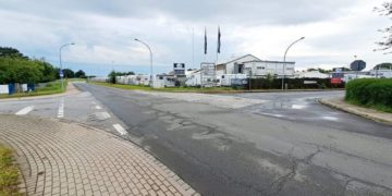Gefahr an der Kreuzung K17/Industriestraße in Schwarzenbek