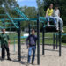 Möllner Kinder- und Jugendbeirat weiht Outdoor-Fitnessgeräte an der Feldbäckerei ein