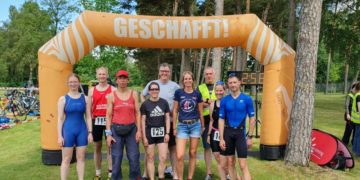 Möllner SV Sparte Schwimmen/Triathlon beim 38. Büchener Triathlon