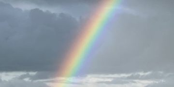 Zwei Regenbögen über der Domhalbinsel – wieder ein „Foto der Woche“