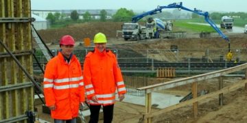 Brückenneubau (B 208) über die Eisenbahnlinie Lübeck – Lüneburg