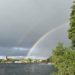 Zwei Regenbögen über der Domhalbinsel – wieder ein „Foto der Woche“