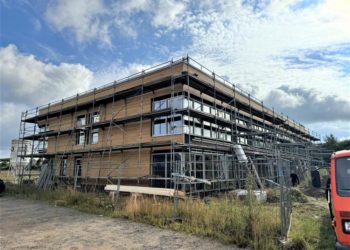 Bau schreitet voran: Kita Forschernest bietet Platz für 110 Kinder