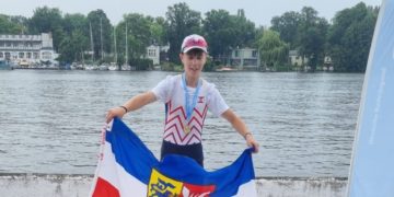 Ein junger deutscher Meister vom Möllner Ruder-Club!