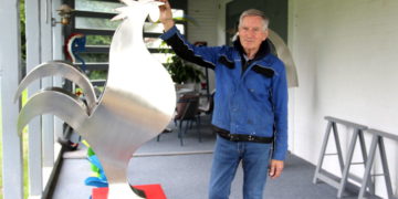 Vom Politiker zum Künstler: Meinard Füllner eröffnet neues Atelier in Pogeez