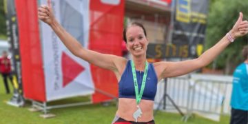 Möllner Triathletin beim Müritz-Triathlon 