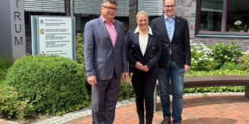 Landrat Dr. Mager besucht das Amt Sandesneben-Nusse