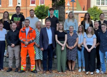 Stadt Geesthacht begrüßt neue Auszubildende