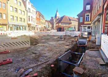 Die Hauptstraße wird nicht pünktlich fertig werden
