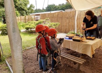 Inner Wheel unterstützt Ferienaktion der ‚Freien Jugendhilfe‘ in den Kletterpark