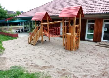 Zwei Möllner Kindertagesstätten mit neuen Spielgeräten ausgestattet