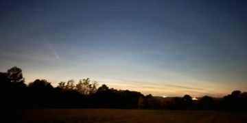 Phänomen am Abendhimmel