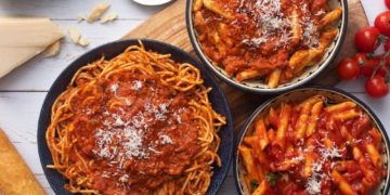 Gemeinsames Pasta-Essen mit den Landfrauen