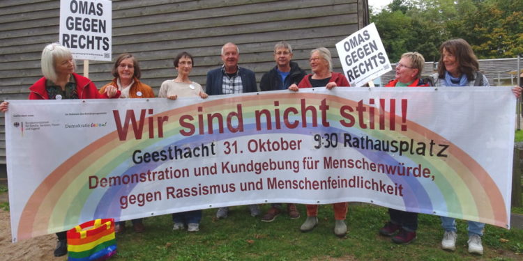‚Wir sind nicht still!‘: Demonstration für Demokratie und Vielfalt in Geesthacht