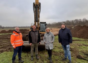 Bauarbeiten für das Gewerbegebiet Steinkrüger Koppel haben begonnen