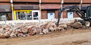 Bauarbeiter und Archäologen stoßen auf spannende Überreste