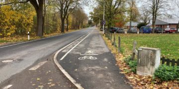 Radwegeanschluss zum Dorotheenhofer Weg fertiggestellt