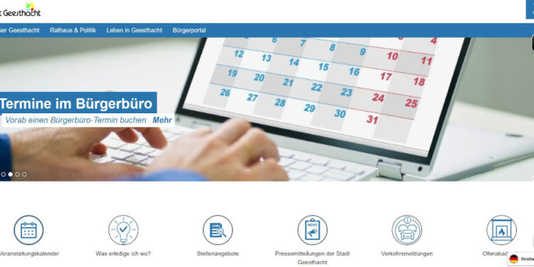 Geesthacht startet mit neuer Website durch