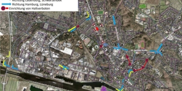 Umfangreiche Baumaßnahmen stehen in der Geesthachter Innenstadt an