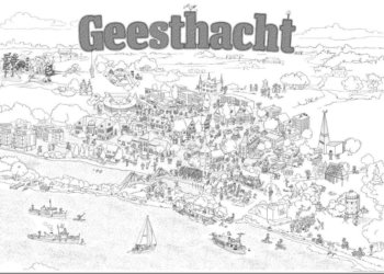 Die Stadt Geesthacht gibt es jetzt als Wimmelbild