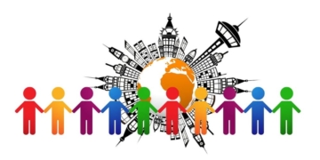 Aufruf zur Menschenkette: Zusammen für Demokratie