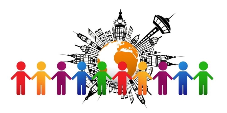 Aufruf zur Menschenkette: Zusammen für Demokratie