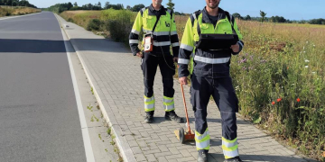 Gasspürer der VS Netz im Einsatz