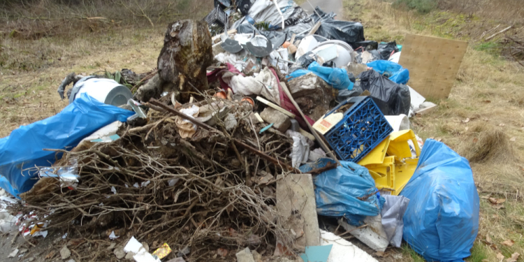 Illegale Abfallentsorgung bei Langenlehsten