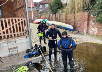 Mülltauchen am Stadtseeanleger